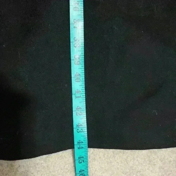 STERLING STALL VINTAGE black Pure  virgin wool coat. Size XL - Picture 14 of 15